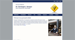 Desktop Screenshot of christoph-kemper.net
