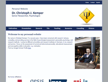 Tablet Screenshot of christoph-kemper.net